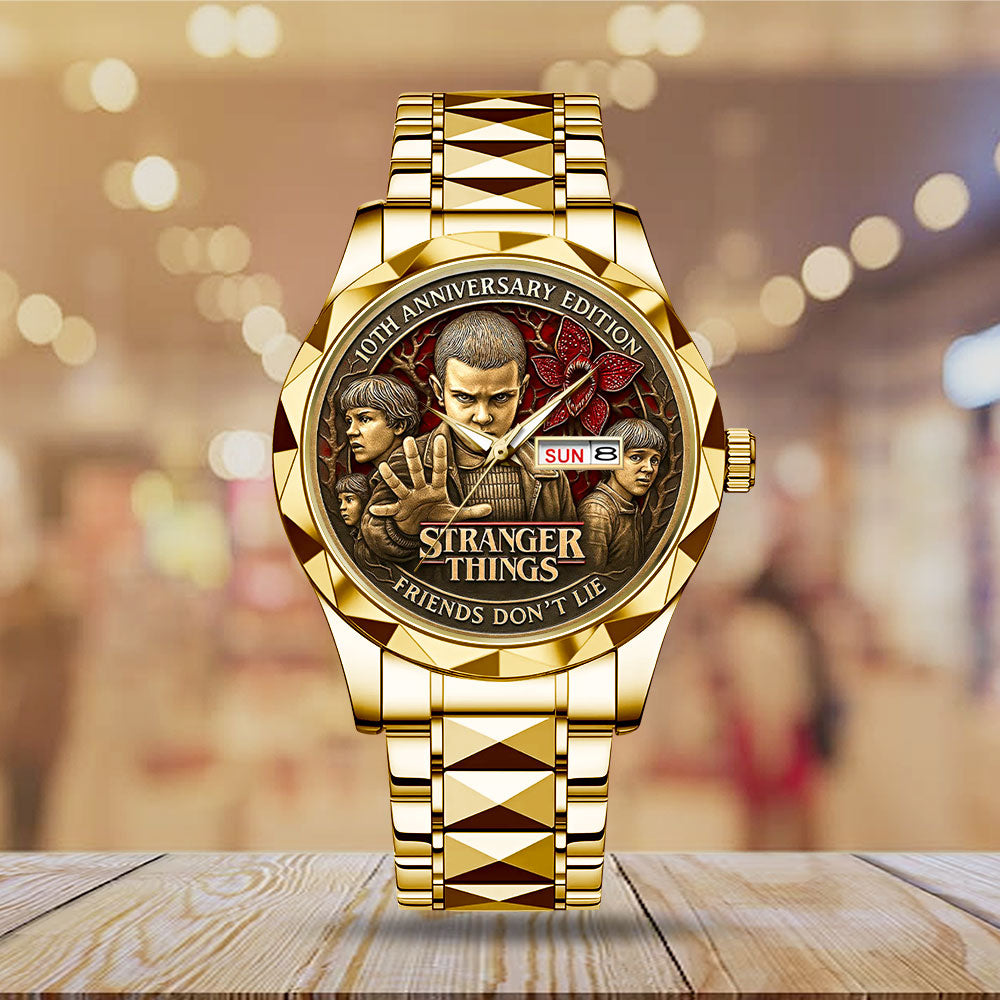 Stranger Things 10th Anniversary Alloy Luxury Quartz Watch - MAITM14048