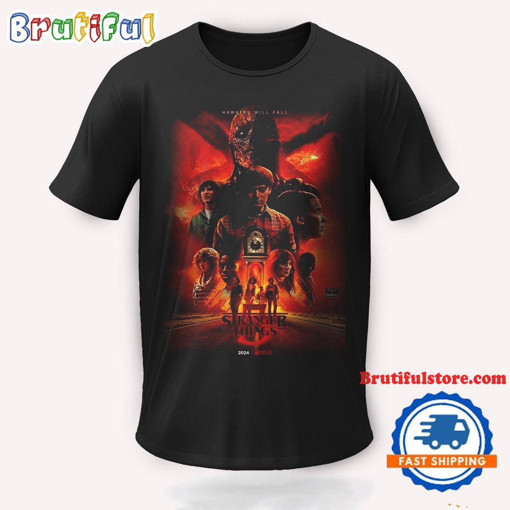 Stranger Things 5 Hawkin Will Fall Filming Soon 2024 T Shirt