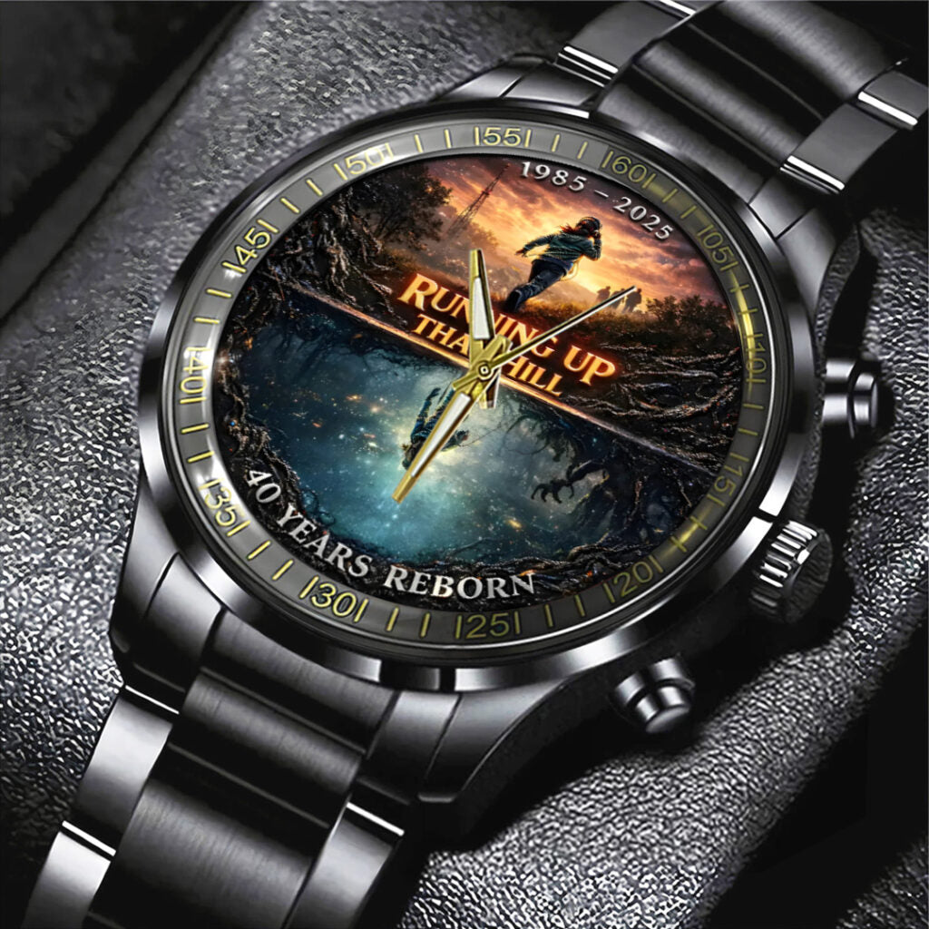 Stranger Things Black Stainless Steel Watch - TANTN19822
