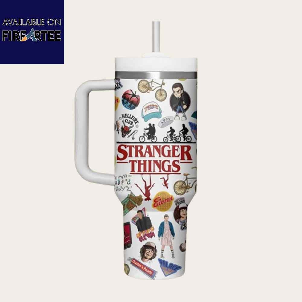 Stranger Things Inspired 40oz Tumbler Double-Wall Vacuum