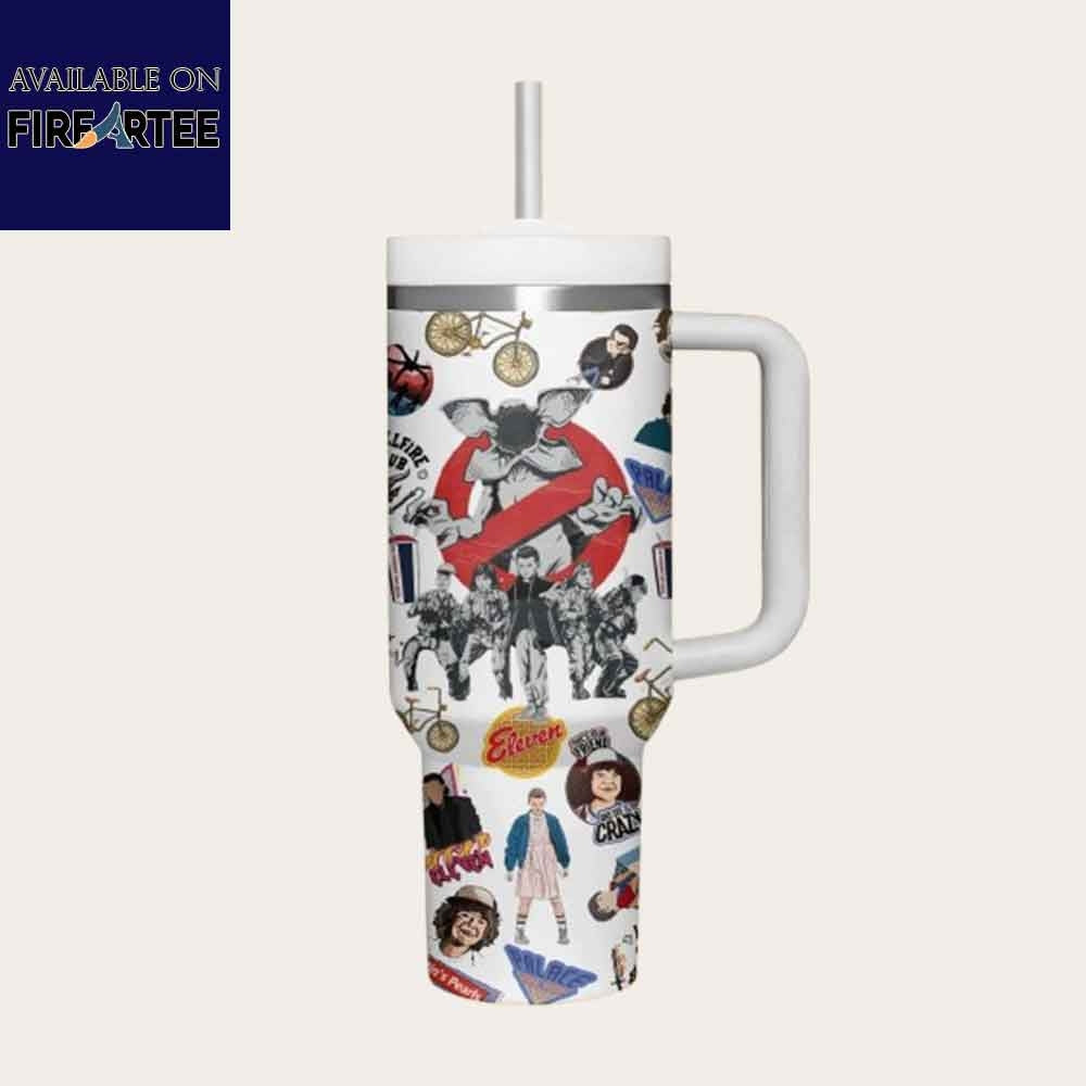 Stranger Things Inspired 40oz Tumbler Double-Wall Vacuum