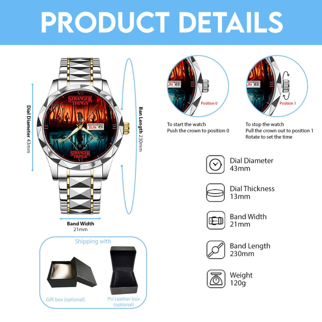 Stranger Things Alloy Luxury Quartz Watch - TMTHU2357