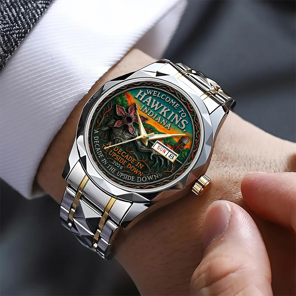 Stranger Things 10th Anniversary Coin 2026 Alloy Luxury Quartz Watch - TANTN19006