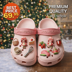 Strawberry Crocs with Charms