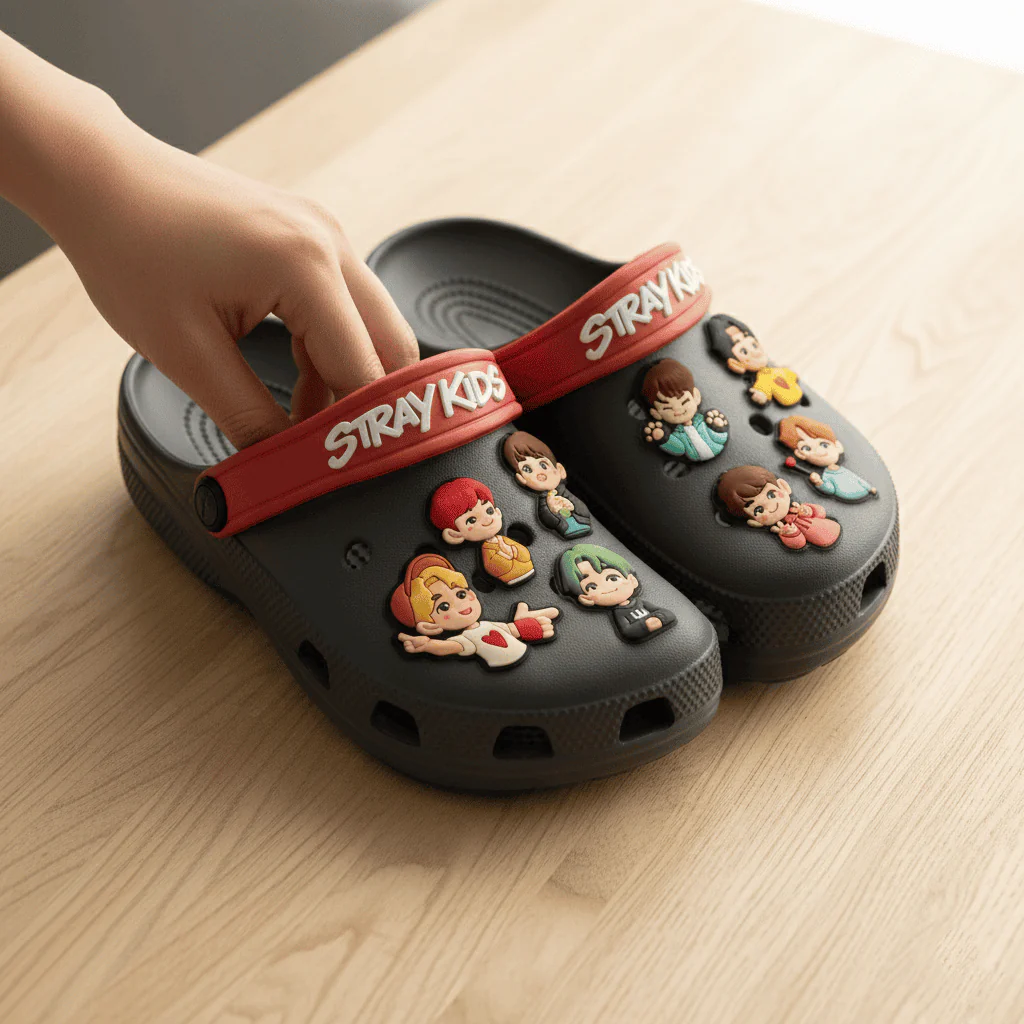 Stray Kids Crocs with Charms