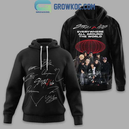 Stray Kids Everywhere All Around The World Hoodie T-Shirt
