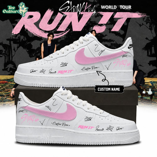 Stray Kids Run It World Tour 2026 AF1 Limited Sneakers V3