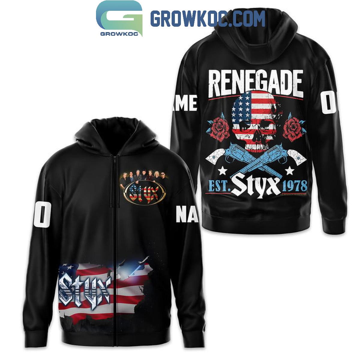 Styx Rebegade Est. 1978 Fan Hoodie Shirts