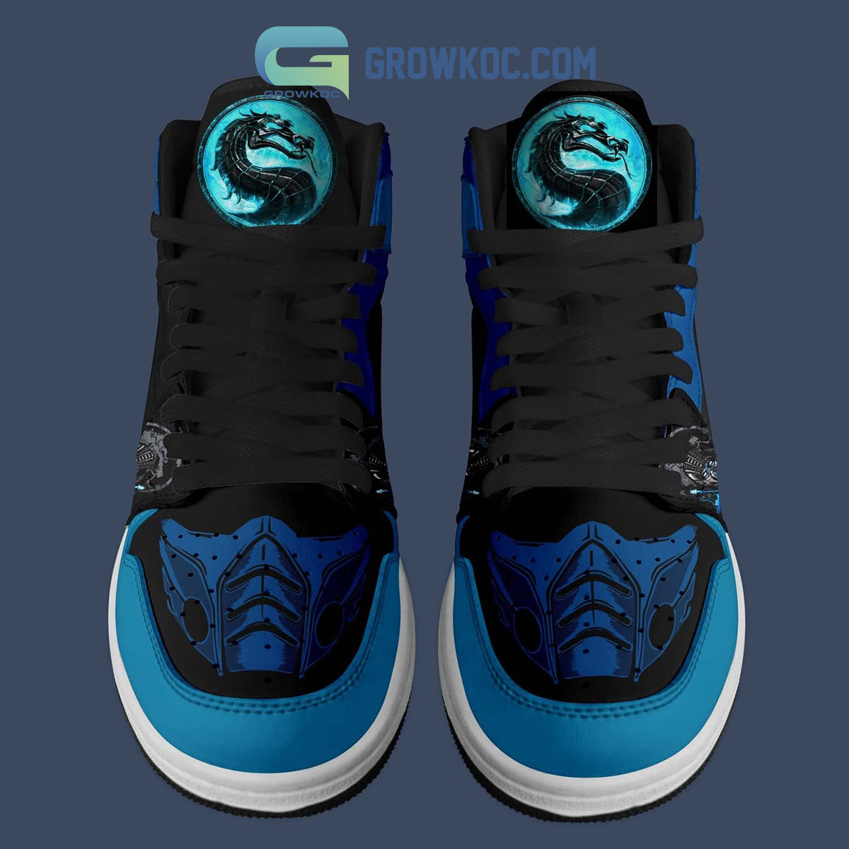 Sub Zero Fatality Air Jordan 1 Shoes