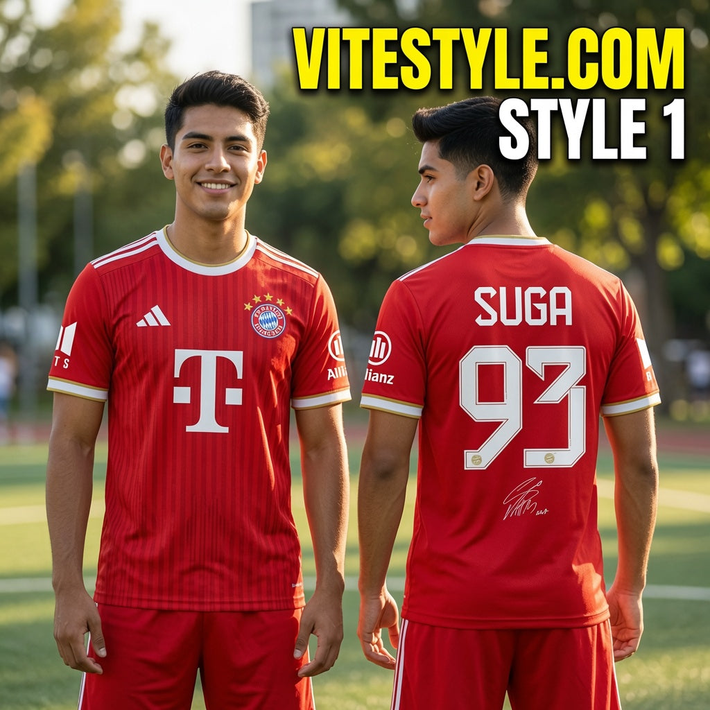 Suga BTS Bayern Munich Jersey