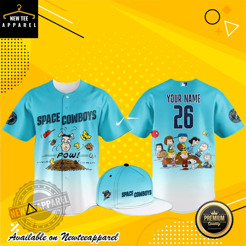 Sugar Land Space Cowboys Peanuts Baseball Jersey