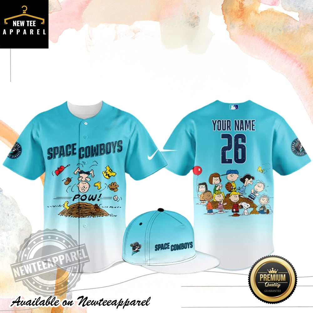 Sugar Land Space Cowboys Peanuts Baseball Jersey