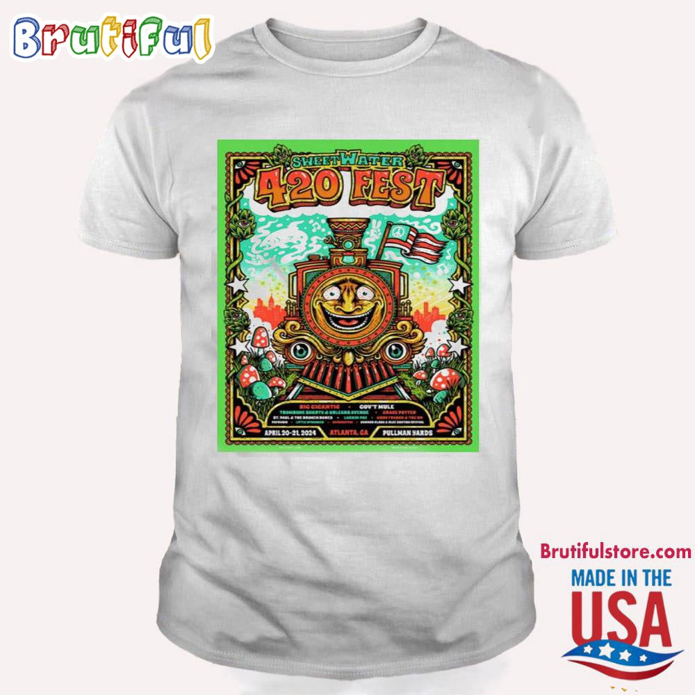 Sweetwater 420 Fest April 2024 Pullman Yards Atlanta Ga T Shirt