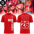 Switzerland National Soccer 2026 History T-Shirt