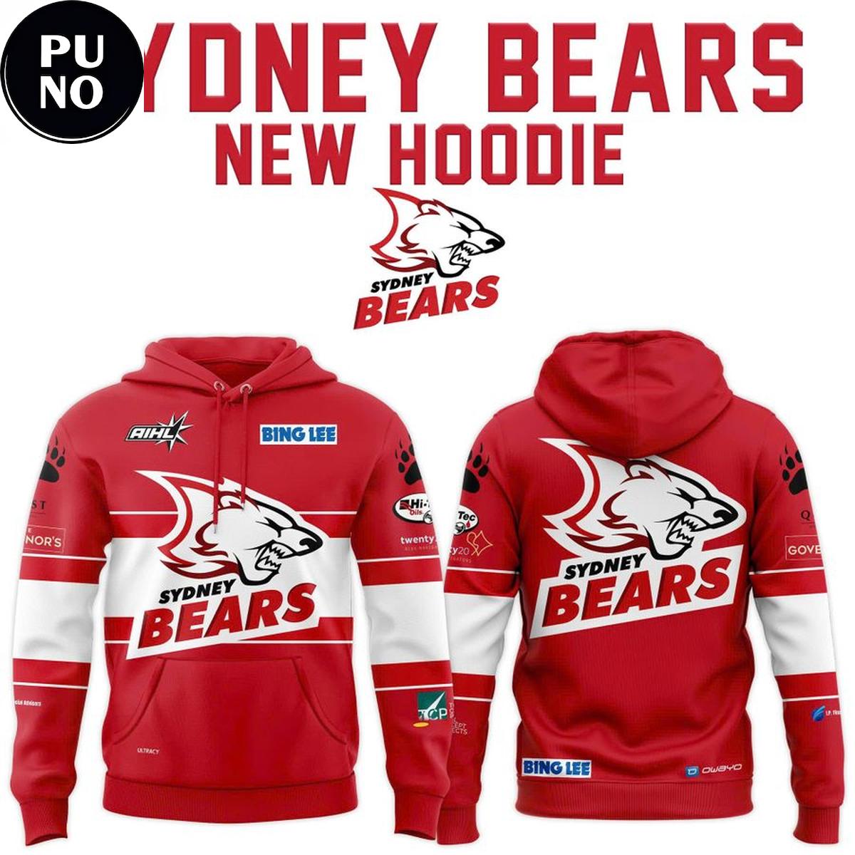 Sydney Bears 2026 New Exclusive Hoodie T-Shirt