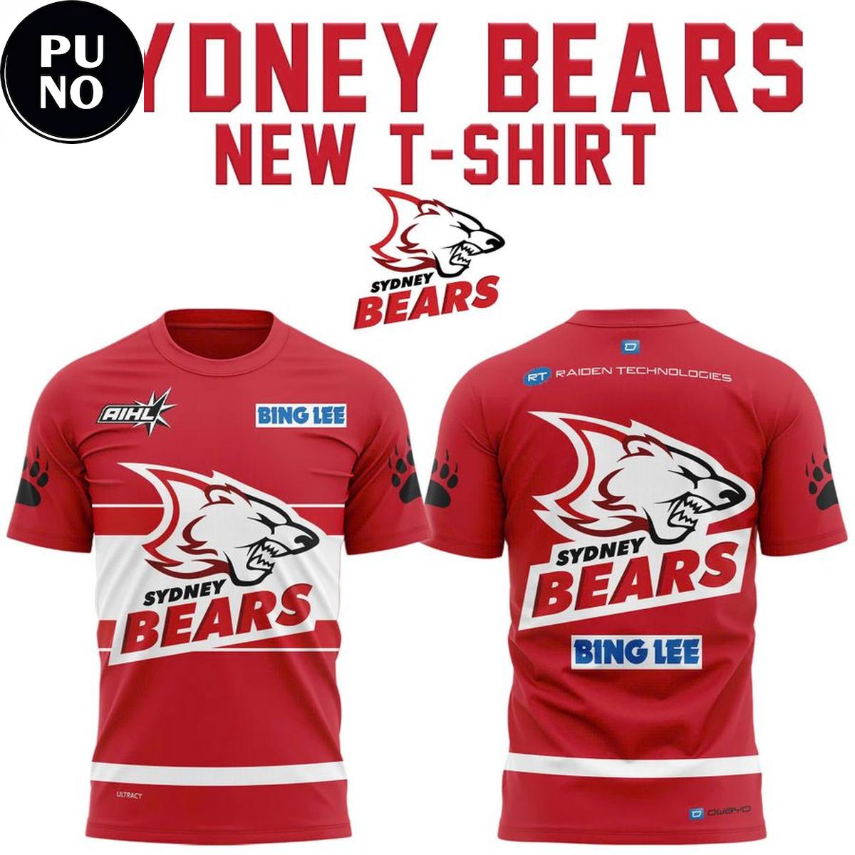 Sydney Bears 2026 New Exclusive Hoodie T-Shirt