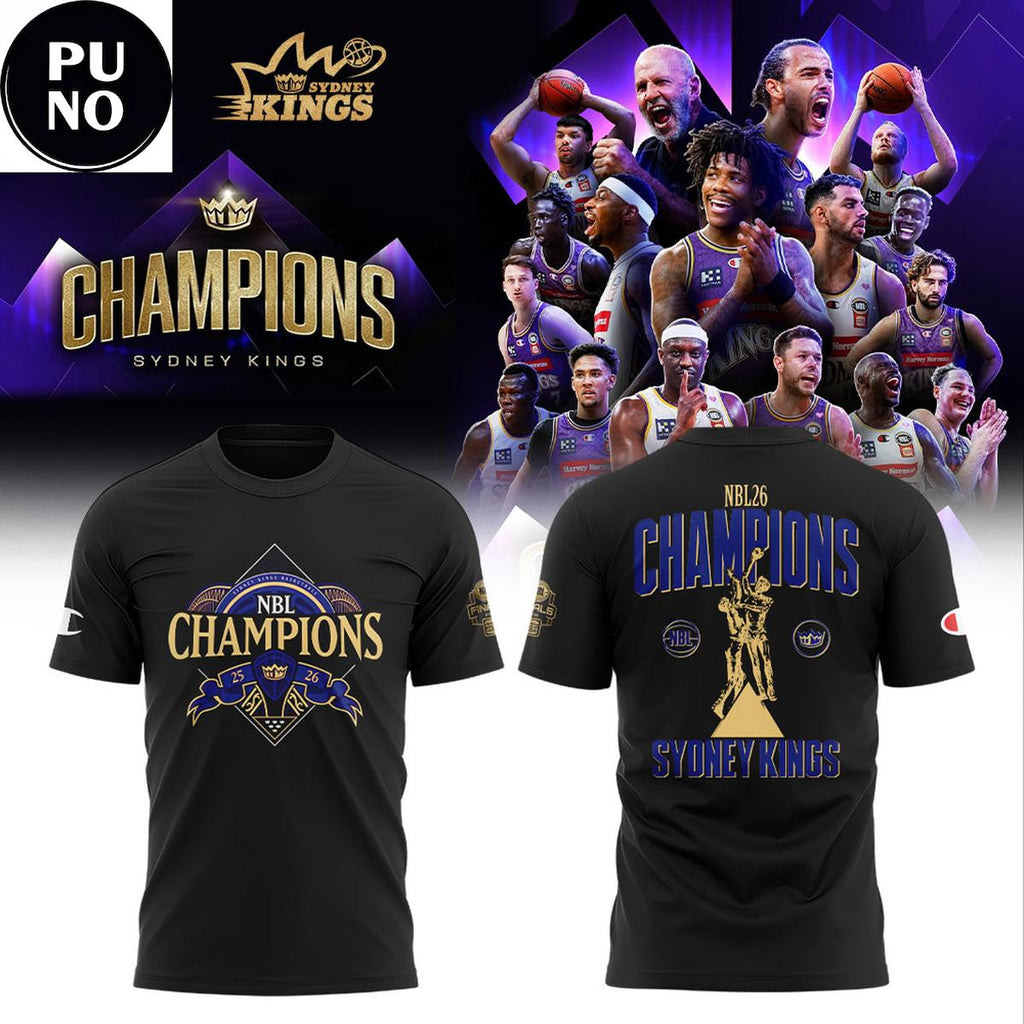 Sydney Kings NBL 2026 Finals Champions Hoodie T-Shirt