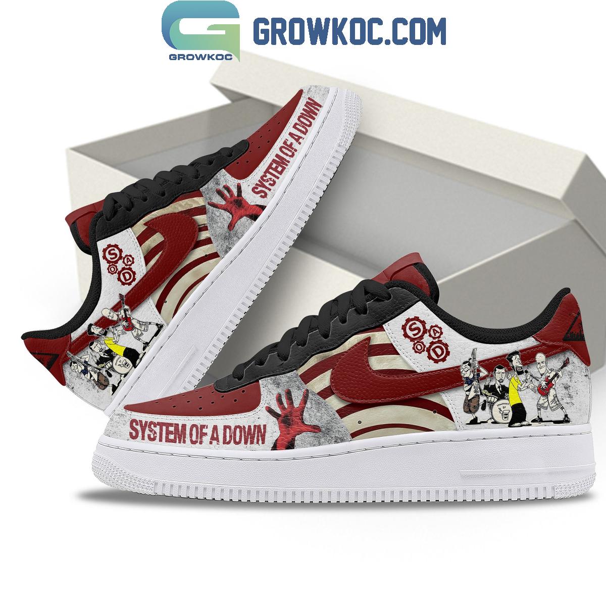 System Of A Down Air Force 1 Shoes