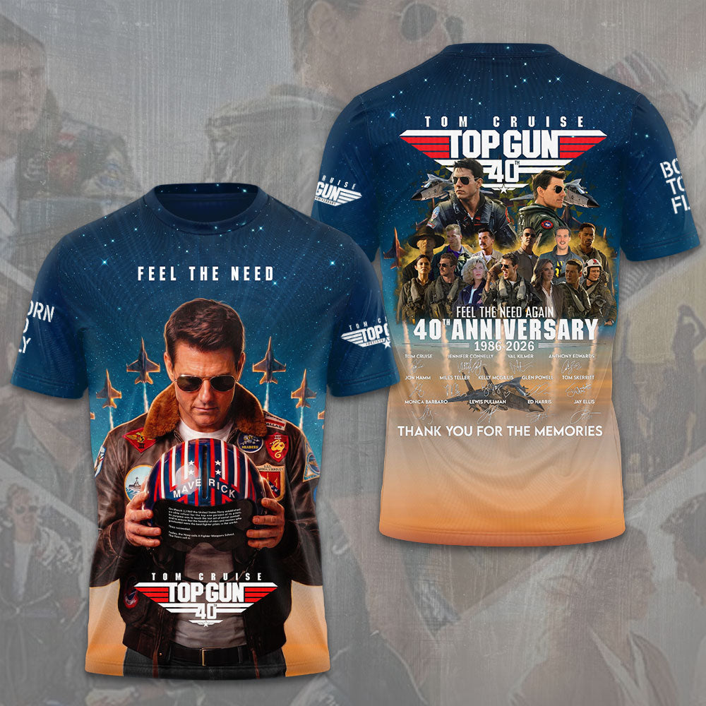 Top Gun 40th Anniversary 3D Apparel – TANTN23100