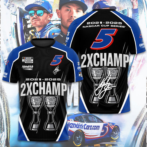 Kyle Larson Nascar Cup Series Champions 3D Apparel – TMTHU1966