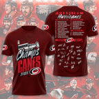 Carolina Hurricanes 2026 Stanley Cup Champions 3D Apparel – TMTHU6936