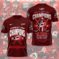 Carolina Hurricanes 2026 Stanley Cup Champions 3D Apparel – TMTHU6965