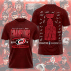Carolina Hurricanes 2026 Stanley Cup Champions 3D Apparel – TMTHU7057