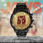 Jaws Black Stainless Steel Watch - TANTN 13289