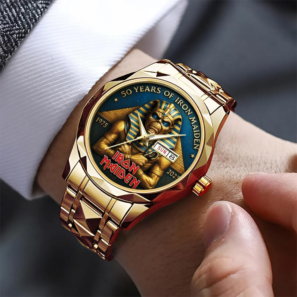Iron Maiden Alloy Luxury Quartz Watch - TANTN 13768