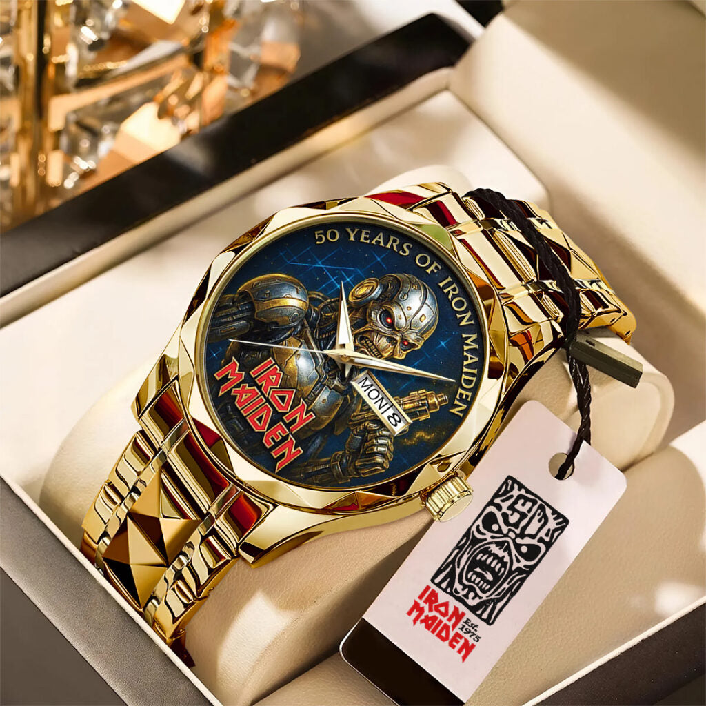 Iron Maiden Alloy Luxury Quartz Watch - TANTN 13769