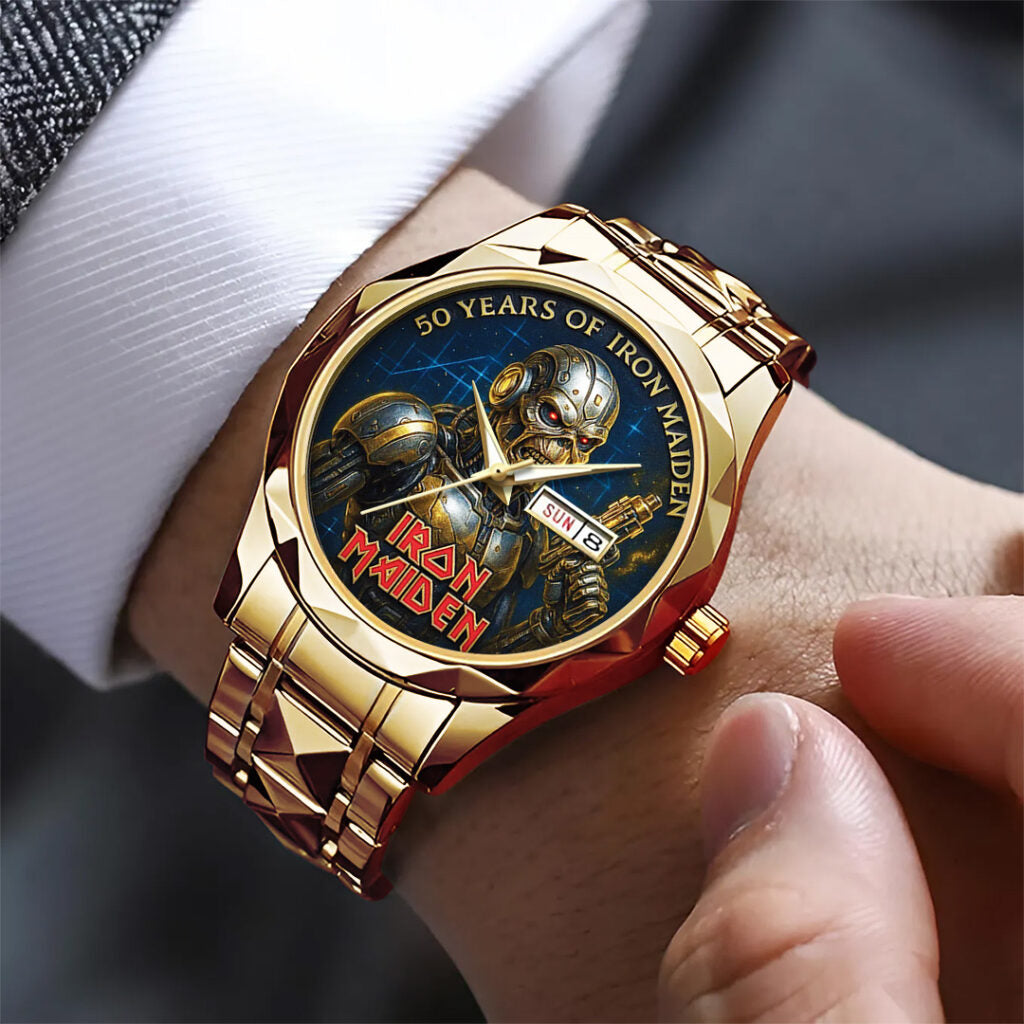 Iron Maiden Alloy Luxury Quartz Watch - TANTN 13769