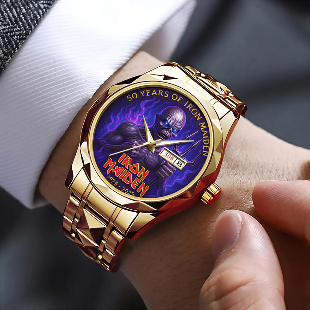Iron Maiden Alloy Luxury Quartz Watch - TANTN 13770