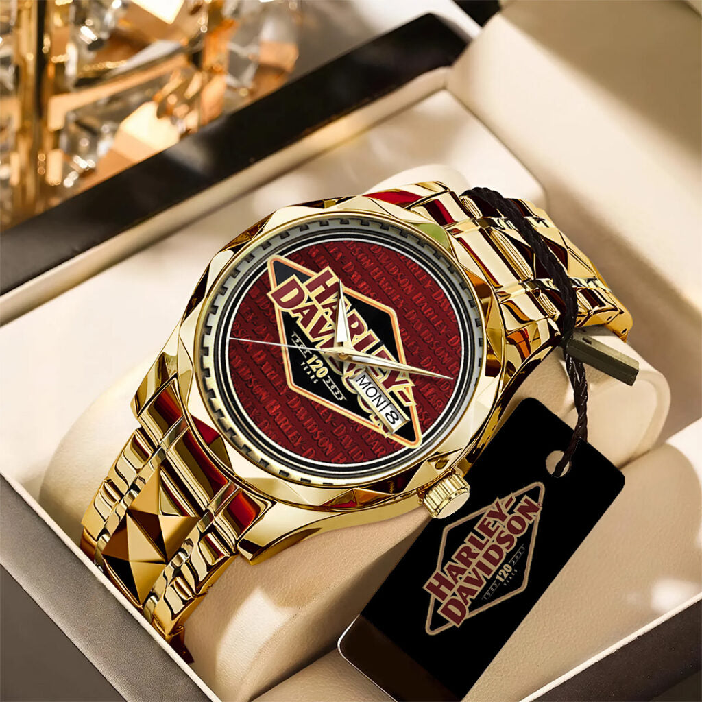 Harley Davidson Alloy Luxury Quartz Watch - TANTN 13777