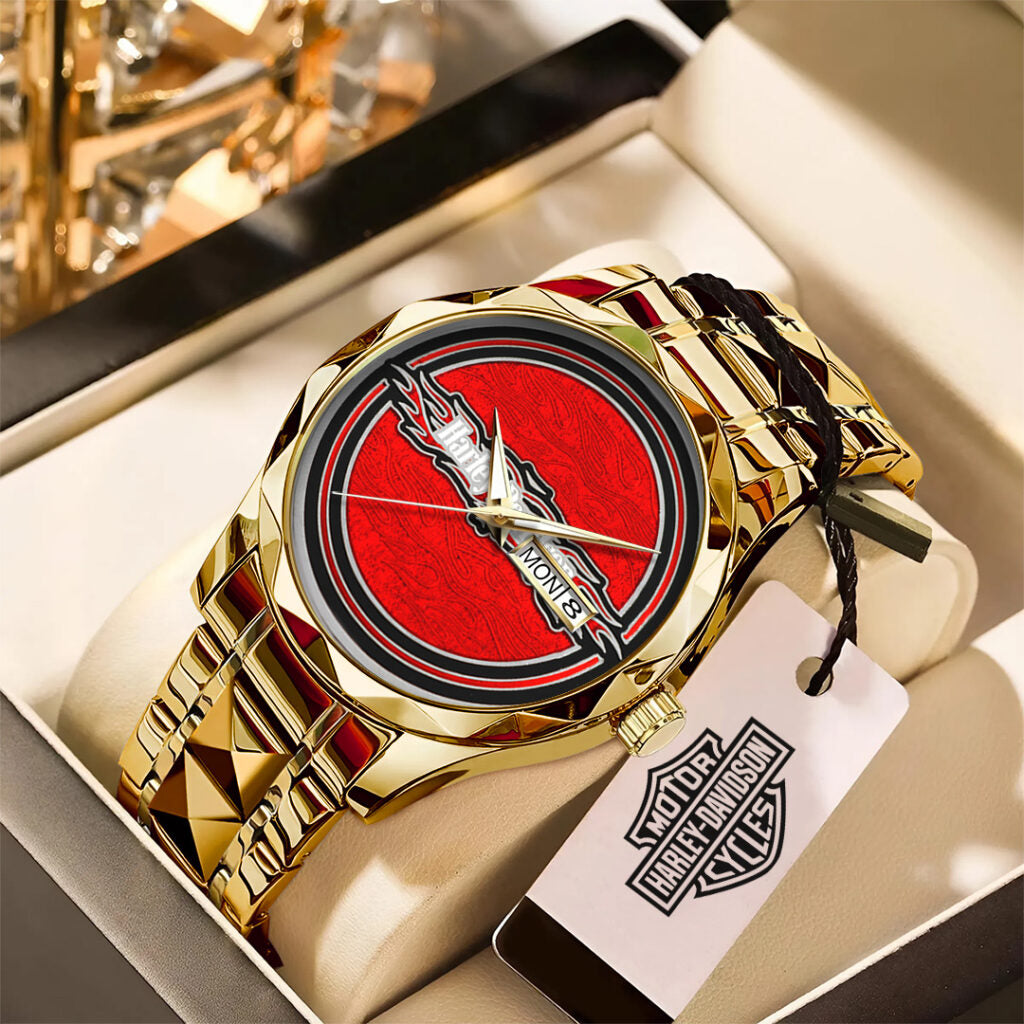 Harley Davidson Alloy Luxury Quartz Watch - TANTN 13935