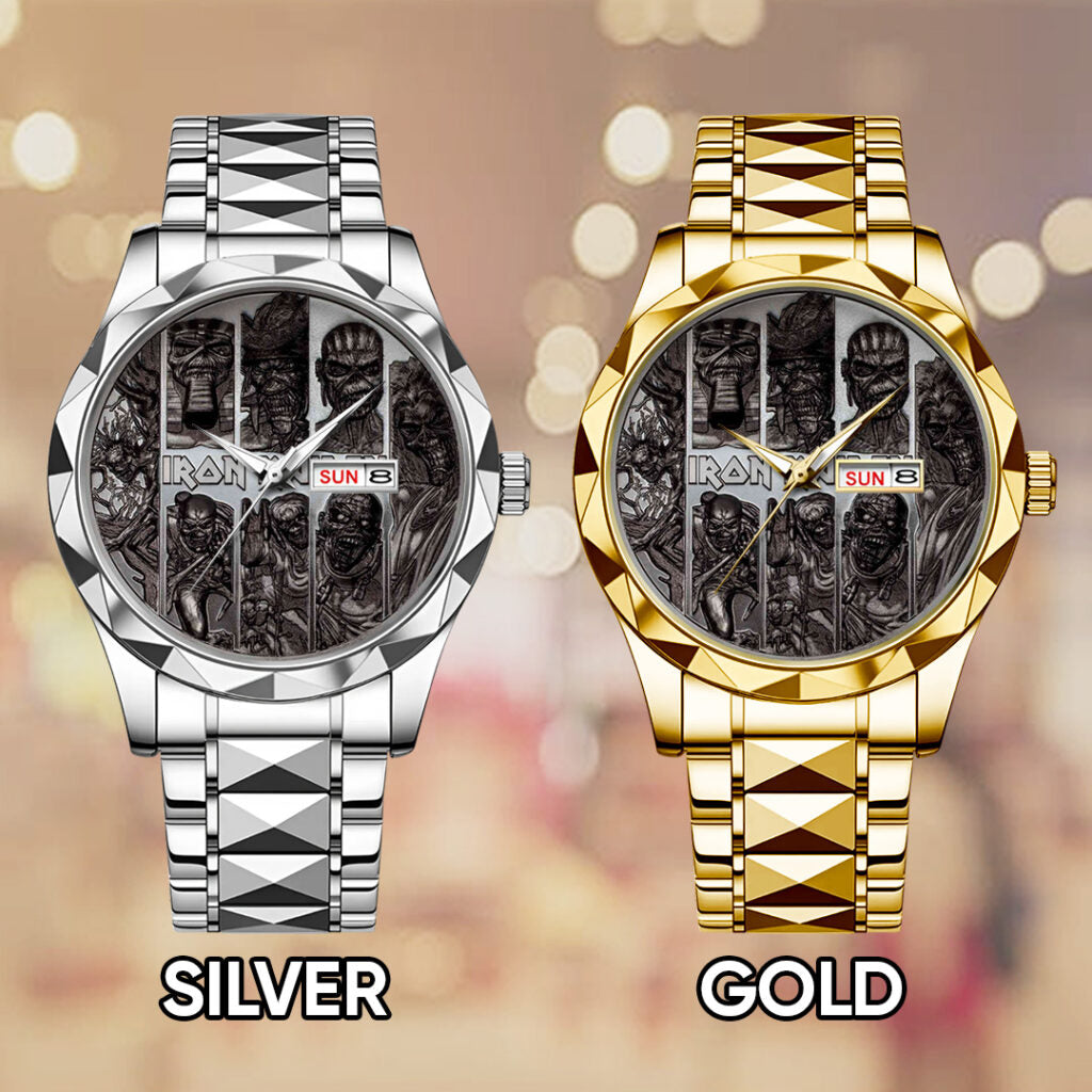 Iron Maiden Alloy Luxury Quartz Watch - TANTN 14105