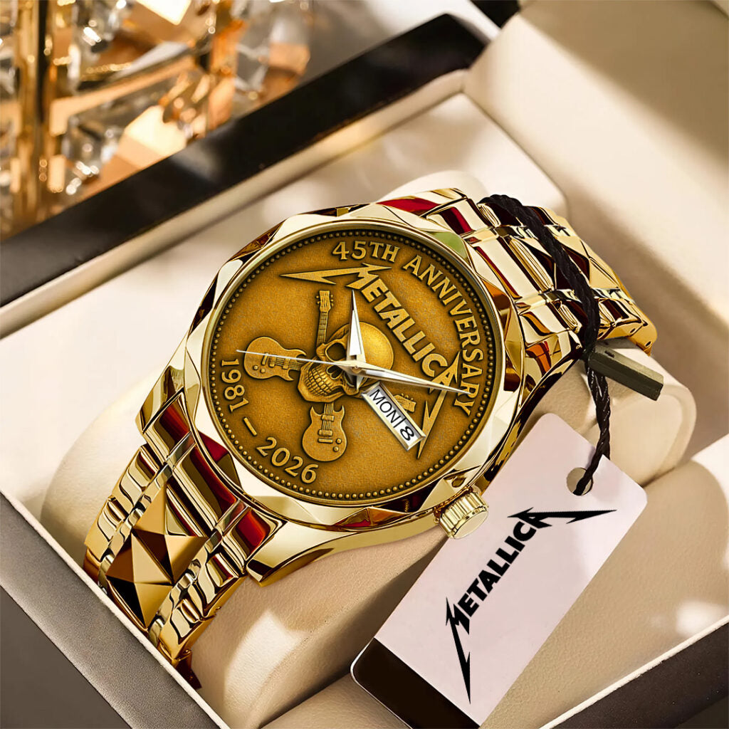 Metallica Alloy Luxury Quartz Watch - TANTN 14141