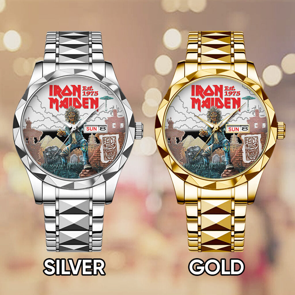 Iron Maiden Alloy Luxury Quartz Watch - TANTN 14333