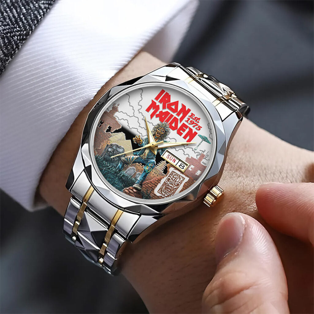Iron Maiden Alloy Luxury Quartz Watch - TANTN 14333