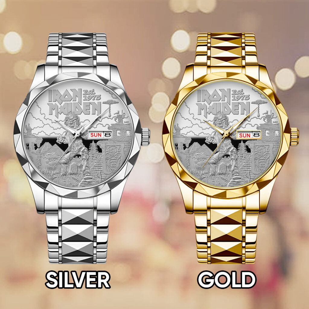 Iron Maiden Alloy Luxury Quartz Watch - TANTN 14335