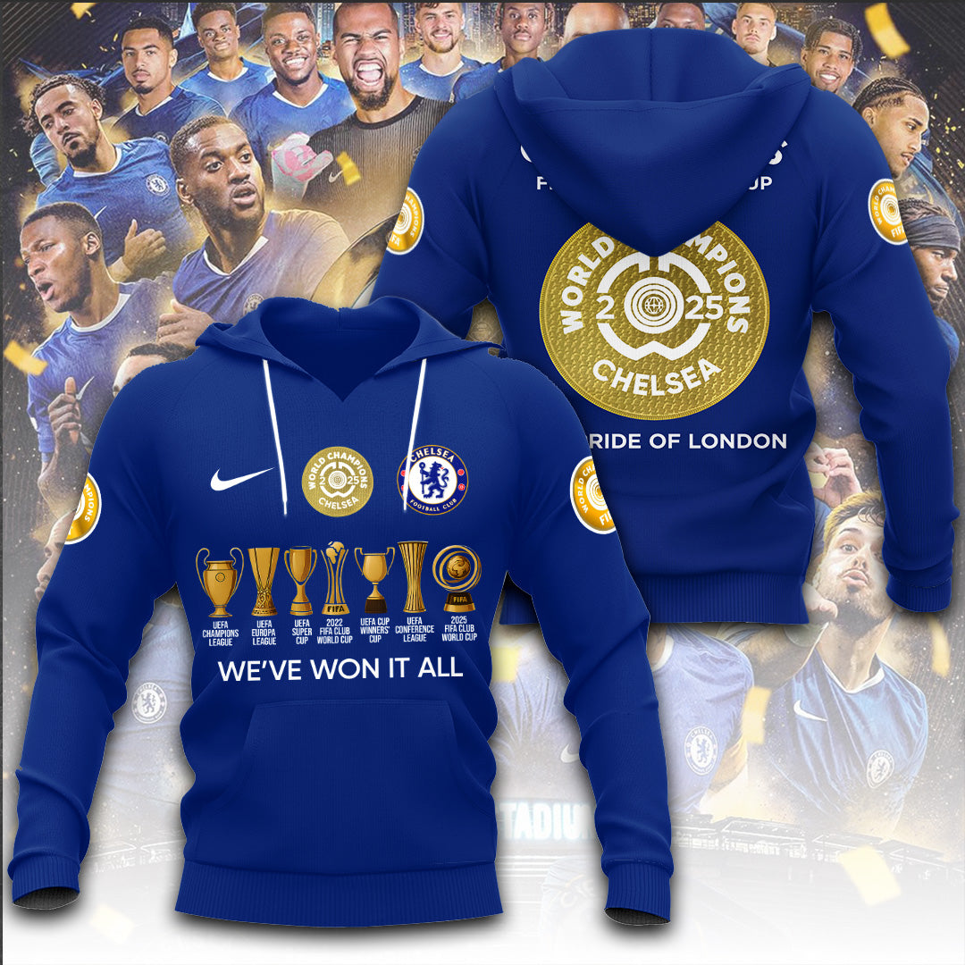 Chelsea FC 2025 Champions 3D Apparel – TANTN 14458