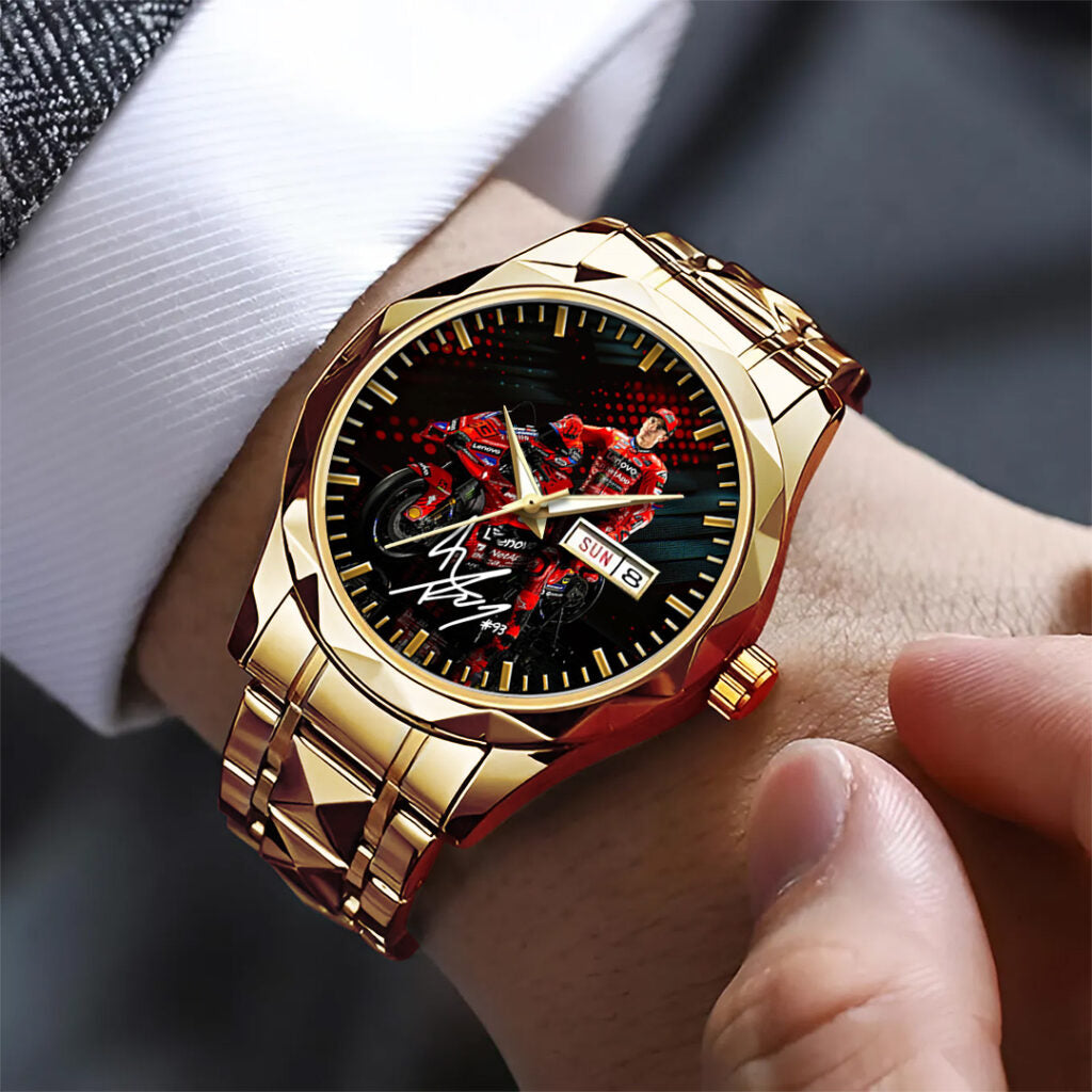 Ducati Lenovo Team x Marc Márquez Alloy Luxury Quartz Watch - TANTN 14510