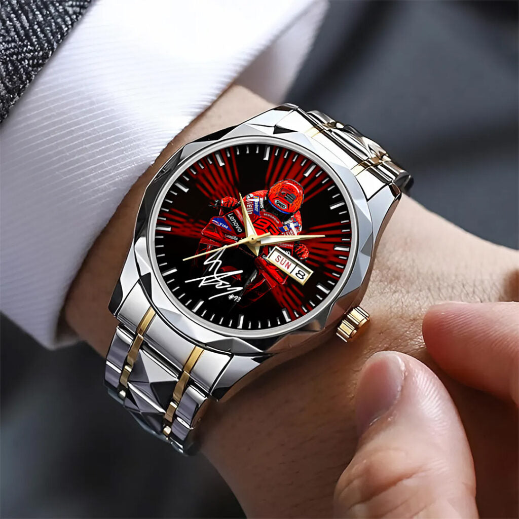 Ducati Lenovo Team x Marc Márquez Alloy Luxury Quartz Watch - TANTN 14511