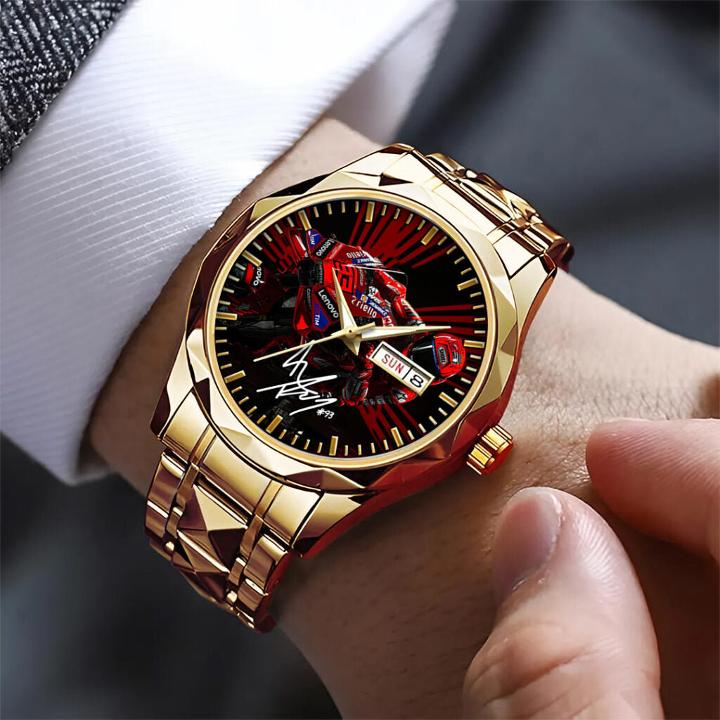 Ducati Lenovo Team x Marc Márquez Alloy Luxury Quartz Watch - TANTN 14512