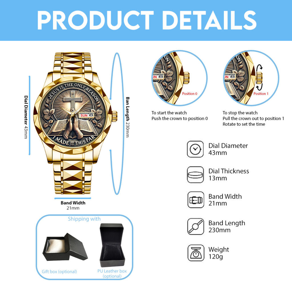 In God We Trust Alloy Luxury Quartz Watch - TANTN 14537