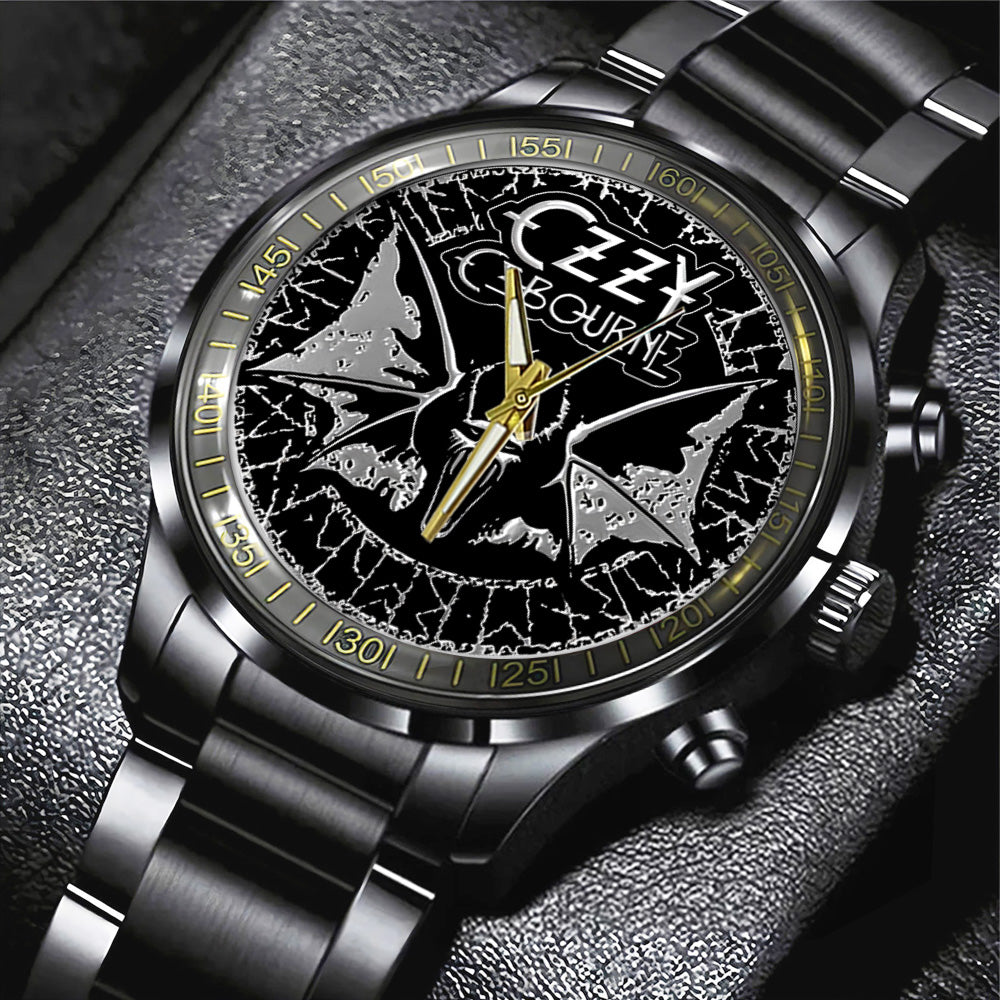 Ozzy Osbourne Black Stainless Steel Watch - TANTN 14700