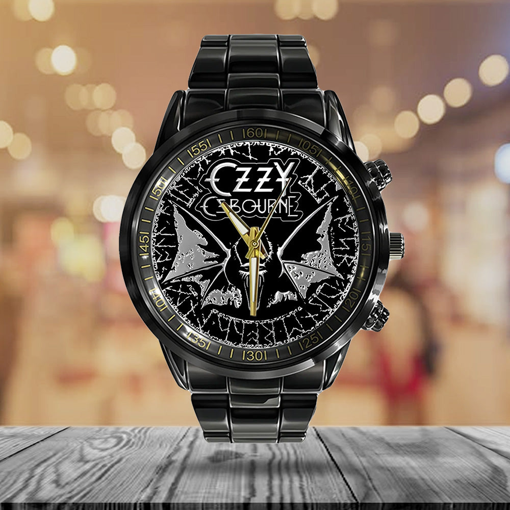 Ozzy Osbourne Black Stainless Steel Watch - TANTN 14700