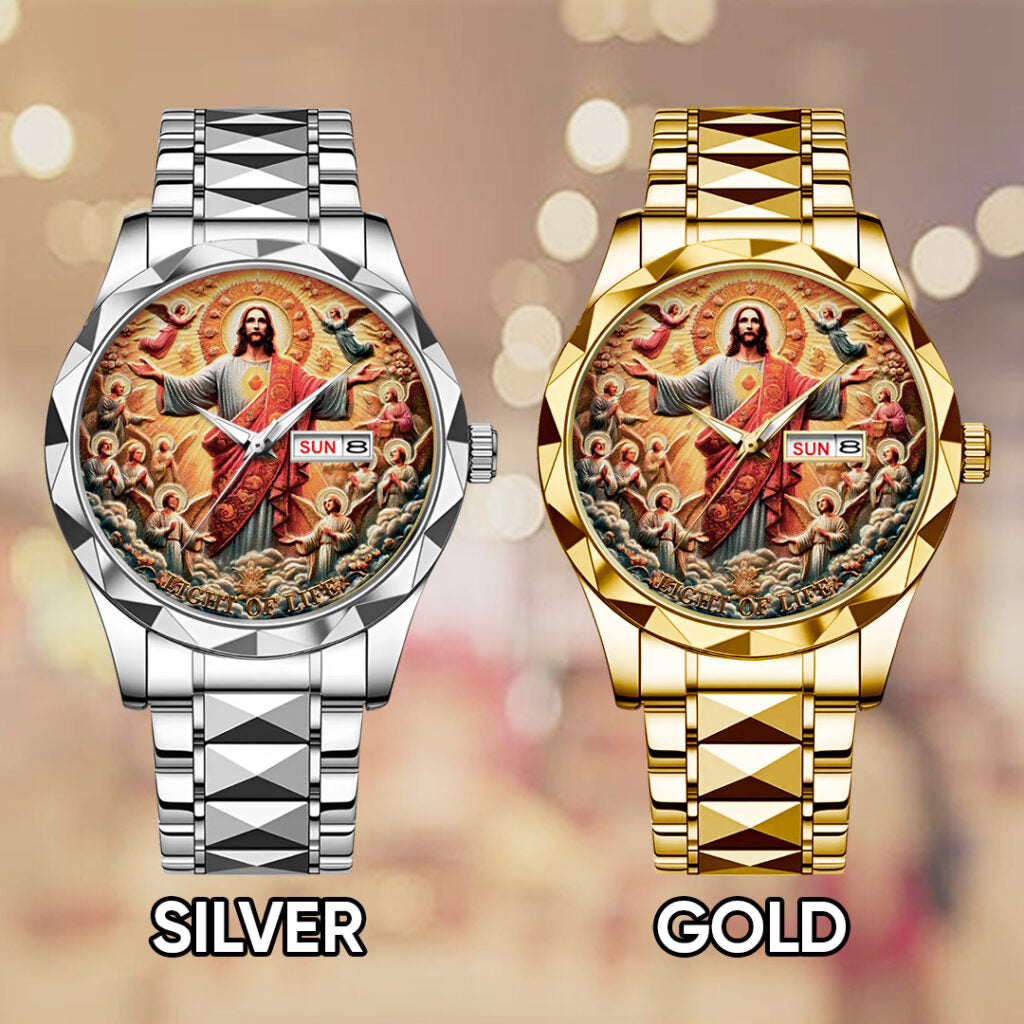 God Is Good Alloy Luxury Quartz Watch - TANTN 14886