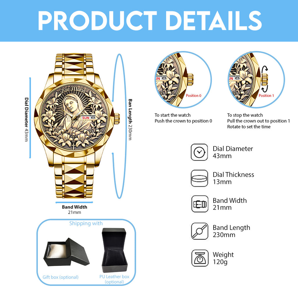 Maria Alloy Luxury Quartz Watch - TANTN 15179