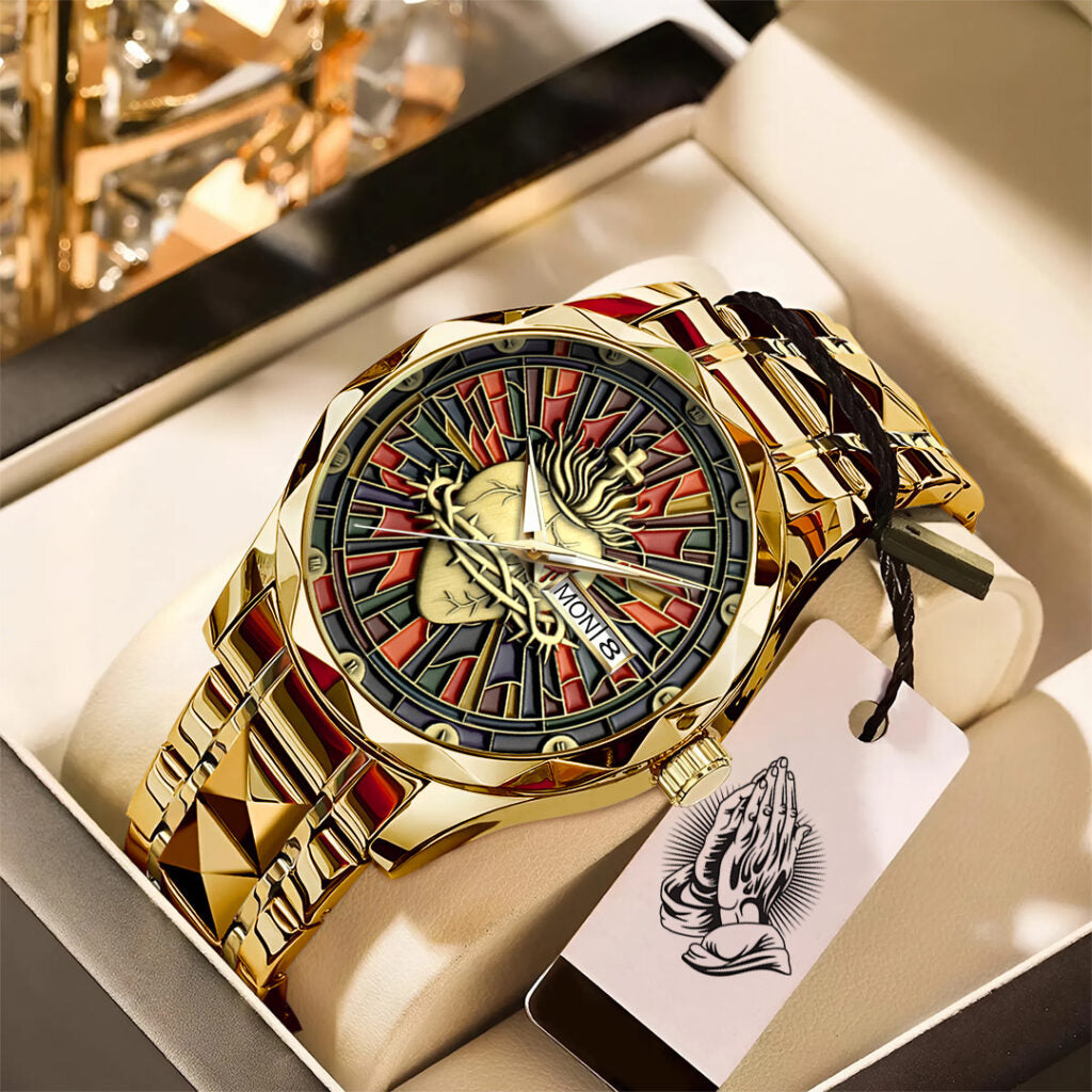 God Is Good Alloy Luxury Quartz Watch - TANTN 15182