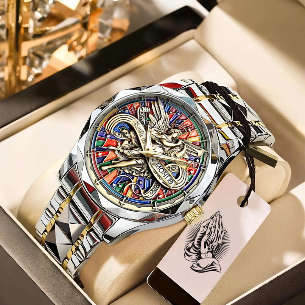 Gloria in excelsis Deo Alloy Luxury Quartz Watch - TANTN 15189